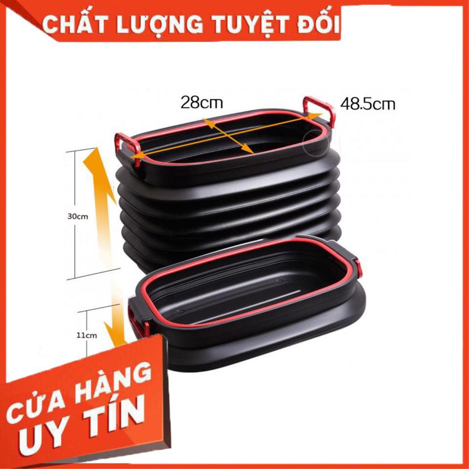 [XẢ KHO+FREE SHIP] Thùng đựng đồ sau cốp oto, xe hơi, trong gia đình. thùng rác trên xe too