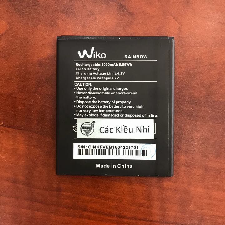 Pin Wiko Rainbow Lite 2000mAh