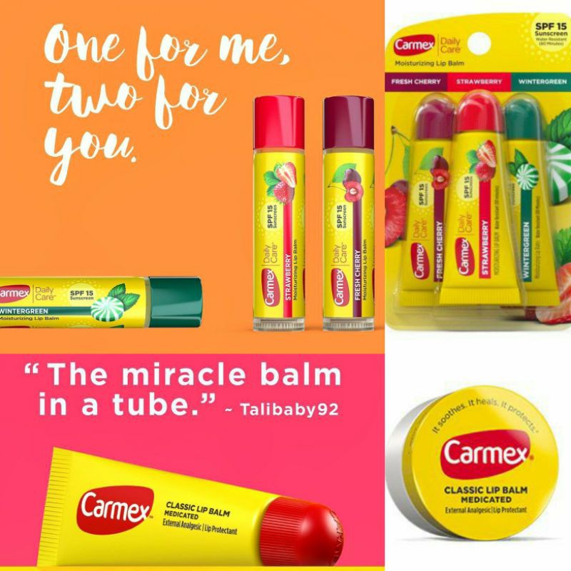 [Carmex] Dưỡng môi siêu cấp ẩm