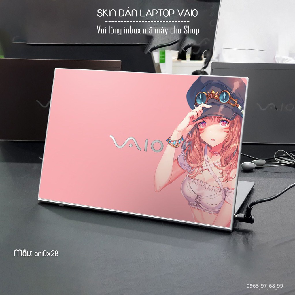 Dán decal cho các dòng Laptop Sony Vaio in nhiều mẫu cực dễ thương dành cho con gái