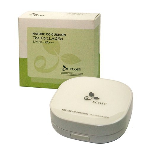 Phấn nước che khuyết điểm Ecosy Nature CC Cushion The Collagen SPF50++