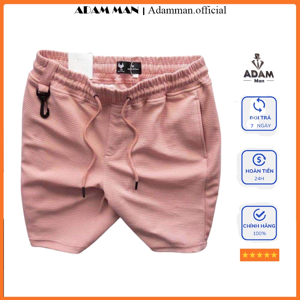 Quần short nam, quần đùi nam chất thun sốp dày dặn, co giãn 4 chiều cực tốt - Adam Man