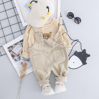 Set yếm Nhung gấu bé gái