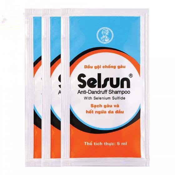 Combo 10 gói DẦU GỘI SELSUN 5ML.