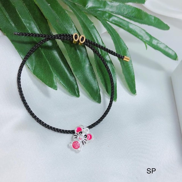 VÒNG TAY MIX CHẢM CHUỘT SANG CHẢNH - CHAMR BẠC S925