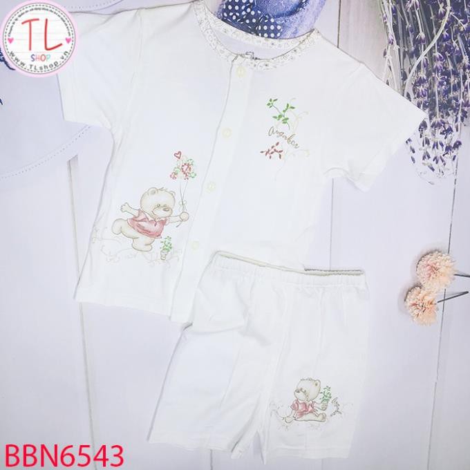 Thời trang trẻ em - Bộ áo quần ngắn cho bé hình gấu - Quần áo bé trai - Bộ bé trai - Quần áo bé gái - Bộ bé gái