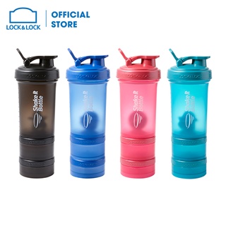 Bình lắc SHAKE IT Lock&Lock 600ml 4 màu (Xanh lá/Hồng/Đen/Xanh dương) - HAP945