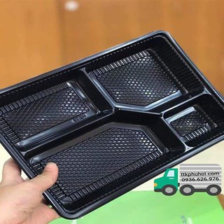 Hộp nhựa 4 ngăn (combo 300 cái)