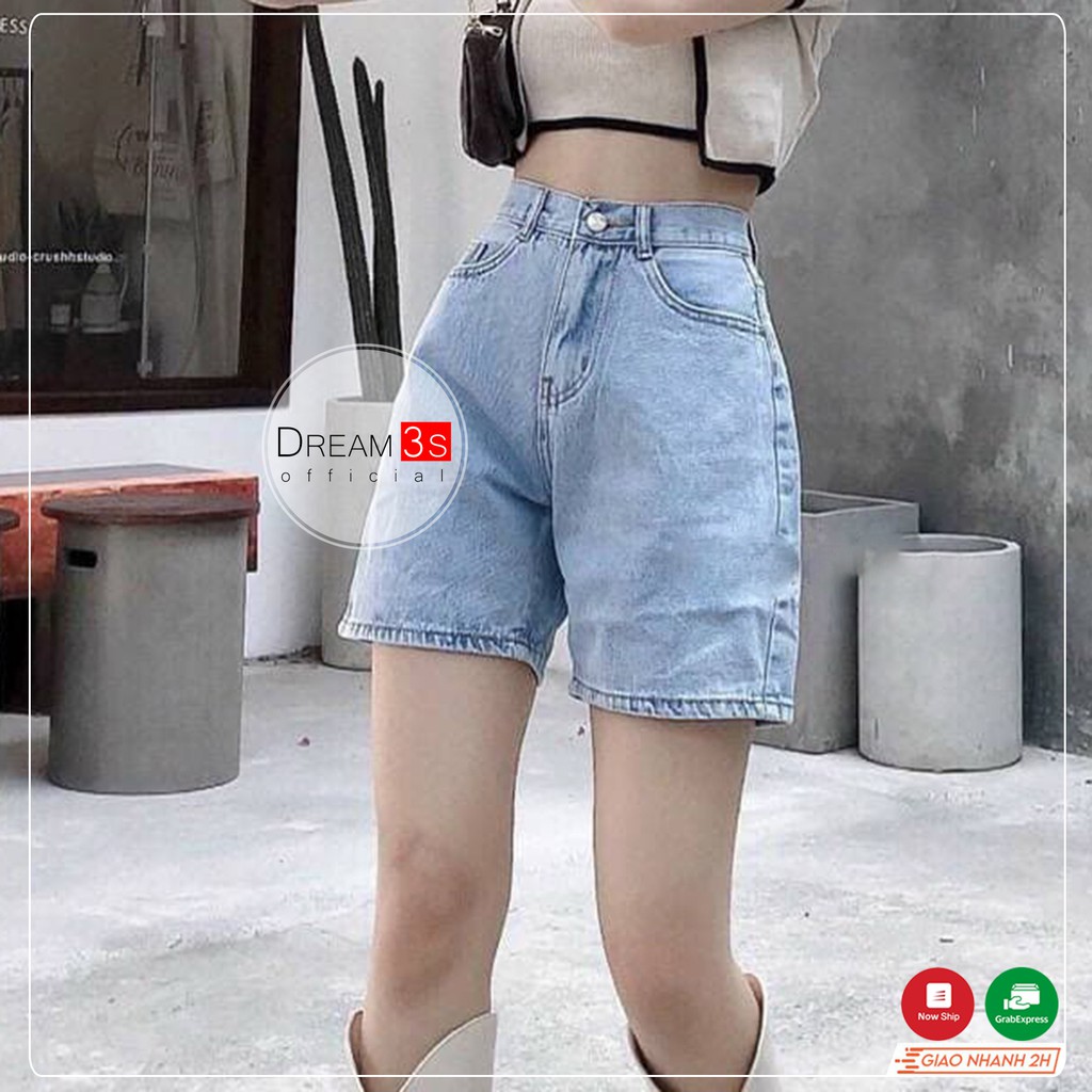 Quần Jeans Ngố Nữ Kiểu Trơn Cá Tính | Ảnh Thật | Quần Đùi Ngố jean Nữ OZ121