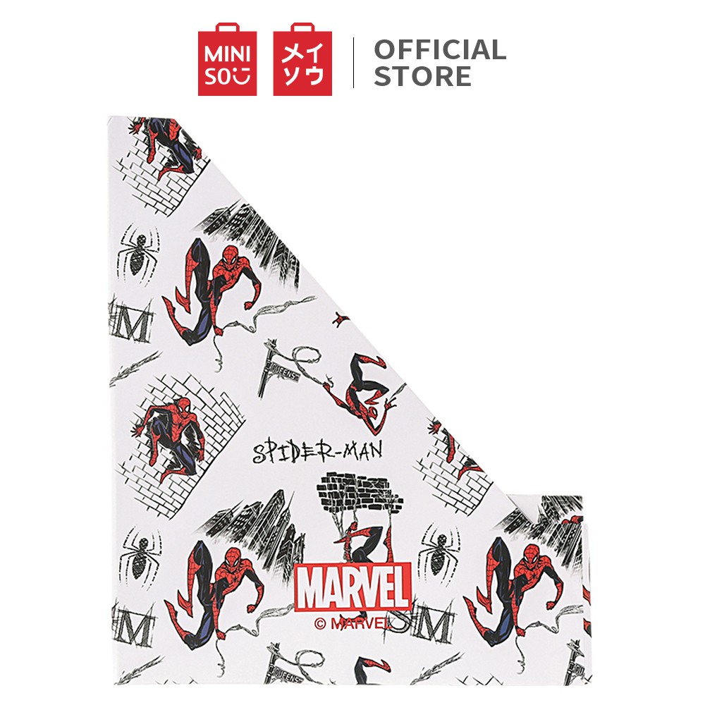 Hộp đựng tài liệu văn phòng Miniso siêu anh hùng Marvel 3 trong 1 (Giao màu ngẫu nhiên) - Hàng chính hãng