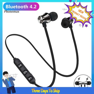Tai Nghe Nhét Tai Bluetooth Không Dây Có Mic T11 Có Nam Châm Hít Tiện Dụng