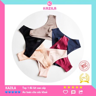 Quần lót lọt khe su đúc cạp ép phong cách âu mỹ cá tính, quần lót lọt khe nữ sexy không viền may thoáng khí Kazila QLK5