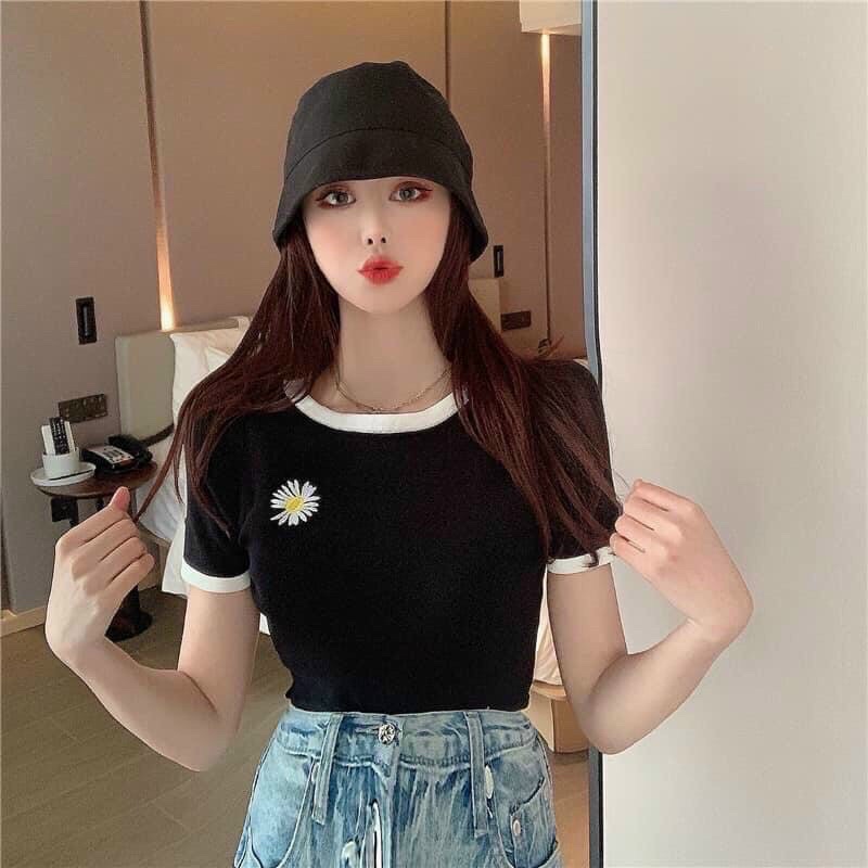 ÁO CROPTOP CỔ V PHONG CÁCH TRẺ TRUNG SIÊU XINH