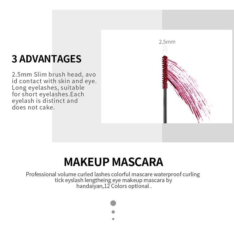 [Hàng mới về] Mascara Handaiyan 5ml chống thấm nước chuốt dài và cong mi trang điểm thời trang lâu trôi  | BigBuy360 - bigbuy360.vn