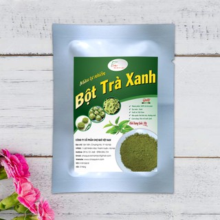 Bột trà xanh khô mịn gói 20g nguyên chất 100% lá trà xanh tươi nguyên liệu dùng để pha chế đồ uống, tạo màu bánh kẹo