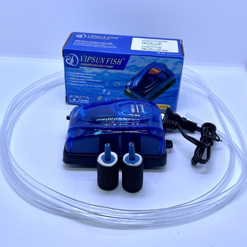 Combo bộ ấp artemia + Máy sủi 2 vòi