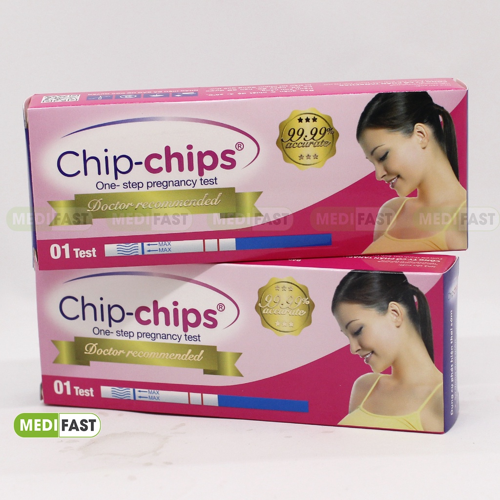 Que thử thai Chip Chip - Giao hàng kín đáo, che tên -Test Chipchip của Dược Nhất Nhất