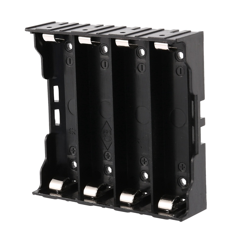 Bộ 10 Hộp Đựng Pin 4x 13.7V 18650 Màu Đen Chất Lượng Cao