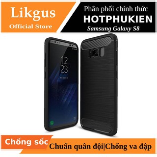 Ốp lưng chống sốc Likgus cho Samsung Galaxy S8 - Hàng chính hãng (chuẩn quân đội, chống va đập, chống vân tay)