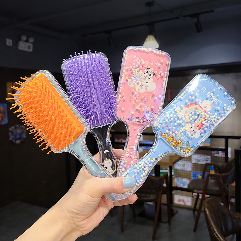 [Hàng mới về] Lược chải tóc gỡ rối có túi đệm khí dùng trong tiệm salon làm tóc