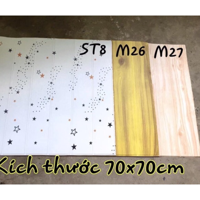 Xốp Dán Tường 3D Mẫu Mới
