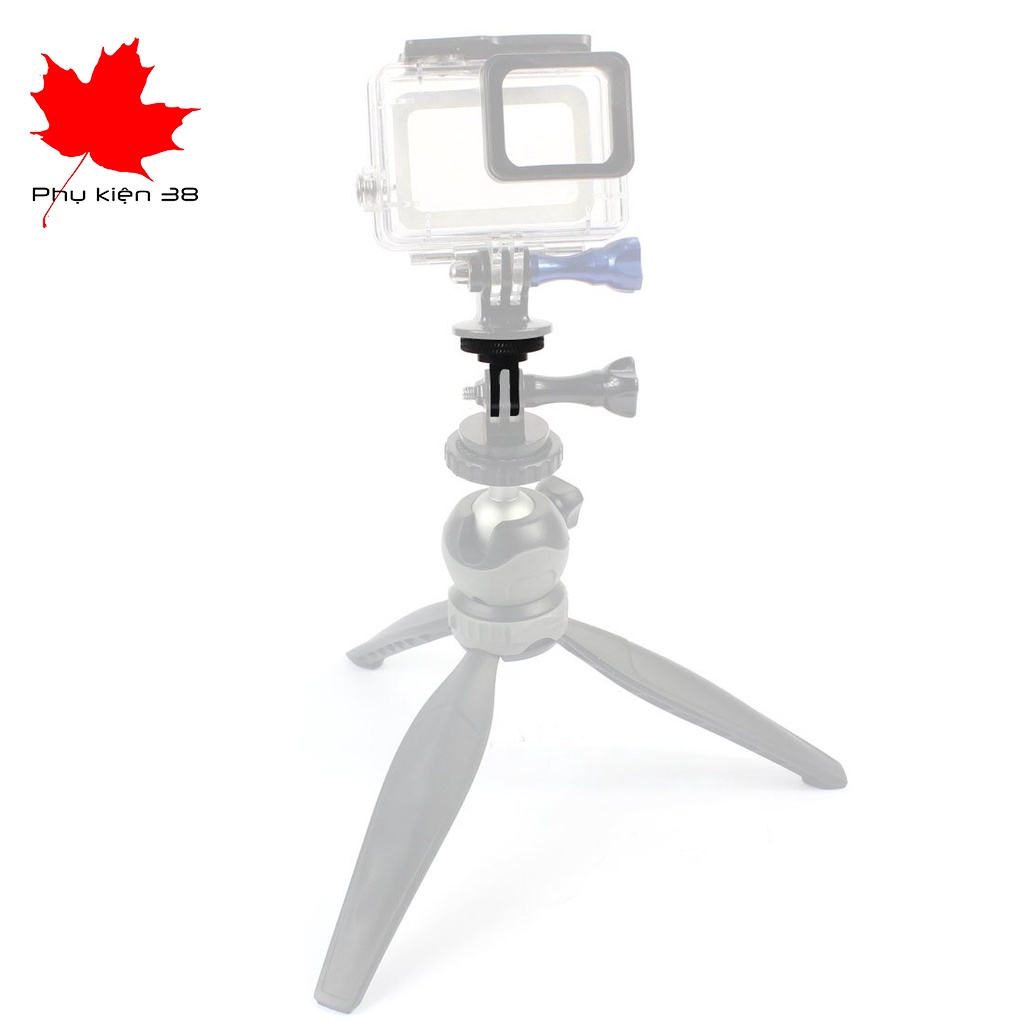 [ Hợp kim nhôm ] Đầu chuyển chân GoPro sang đầu vít 1/4inch bằng nhôm cho gopro sjcam eken osmo