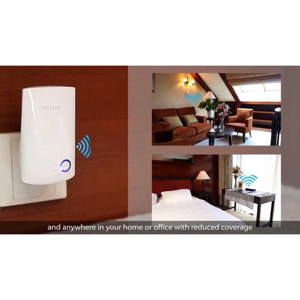  Bộ Kích Sóng Wifi Tp-Link Repeater 300Mbps TP-Link TL-WA854RE - Hàng Chính Hãng