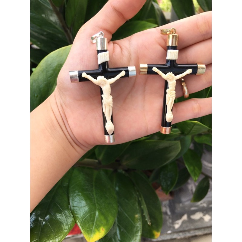 Mặt Thánh Giá ngà dây chuyền- Mẫu 2020 [FREESHIP-Sale mùa dịch]