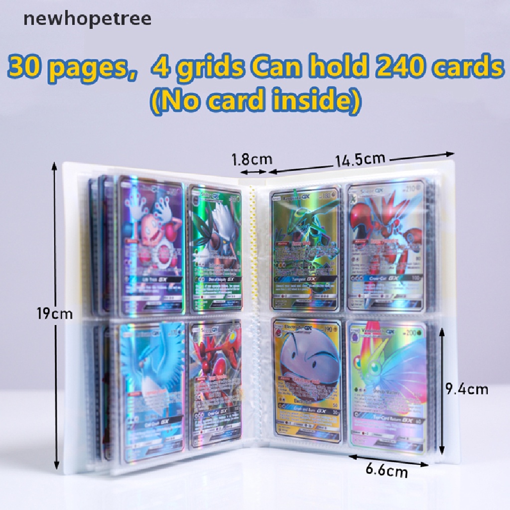 Album Sưu Tầm Thẻ Bài Hình Pokemon Độc Đáo