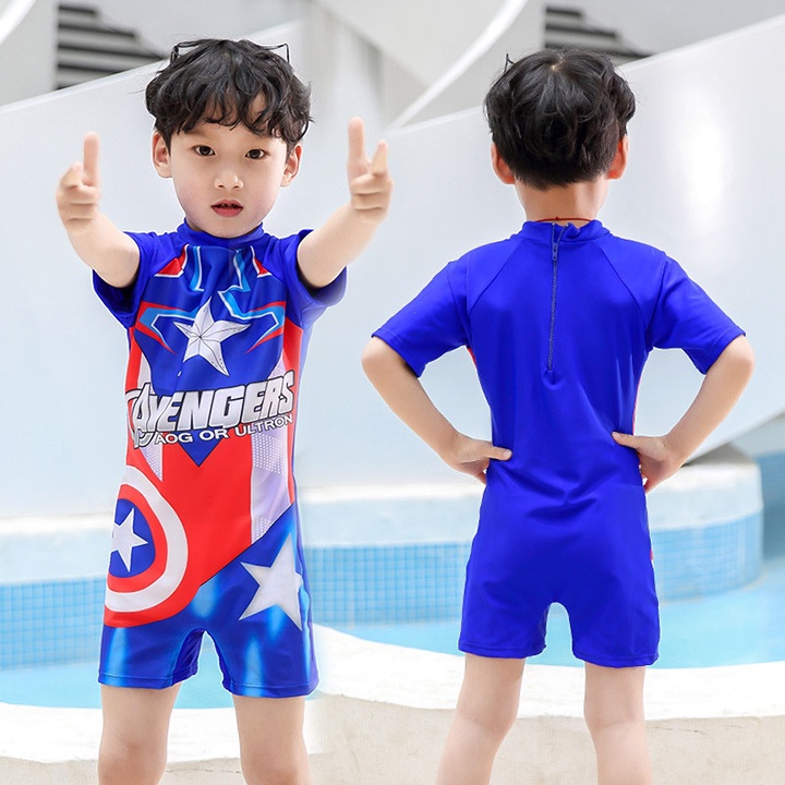 Đồ Bơi Bé Trai, Đồ Bơi Bé Gái Thiết Kế Chất Liệu Co Giãn Cho Bé Từ 15-36kg