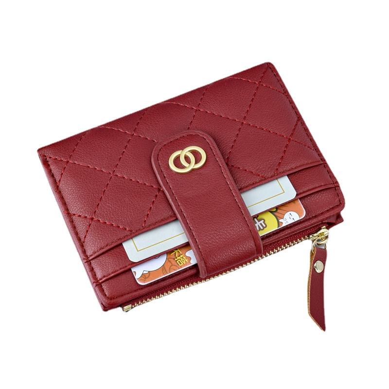 Ví Ngắn Đựng Thẻ Thiết Kế Sang Trọng Cho Nữ Giá Đỡ