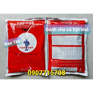 Cám TOMBOY 0 Dạng Chìm - Thức Ăn Cao Cấp Cho Cá, Tôm bao 1kg