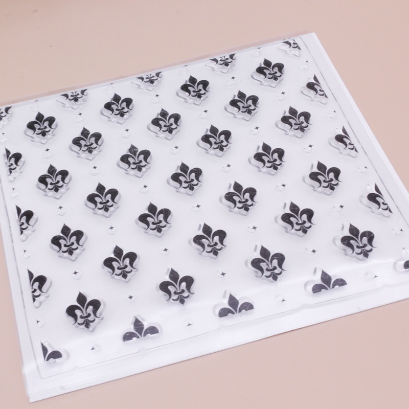 Con Dấu Silicon Trong Suốt In Nổi Họa Tiết Trang Trí Album Ảnh DIY Thẻ