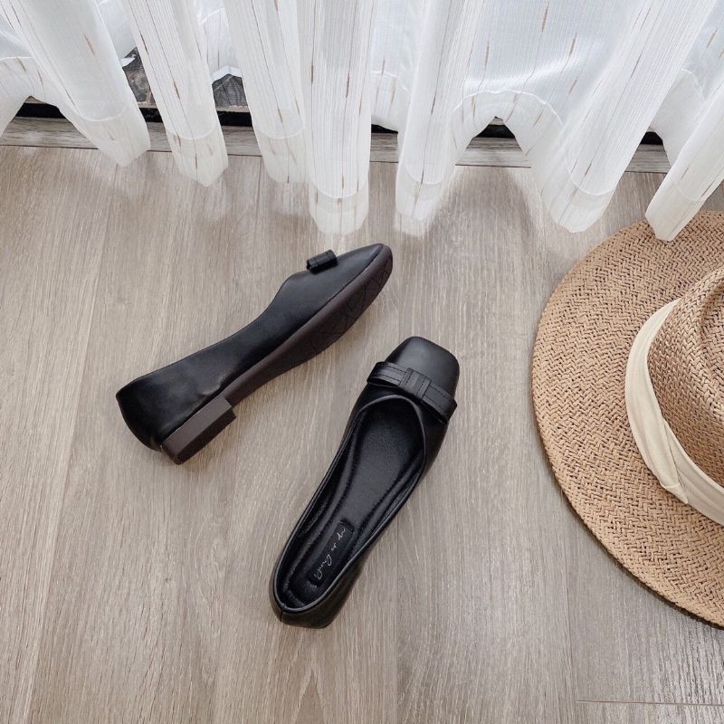 Giày SỤC MICA ĐÍNH NƠ MŨI NHỌN | BigBuy360 - bigbuy360.vn