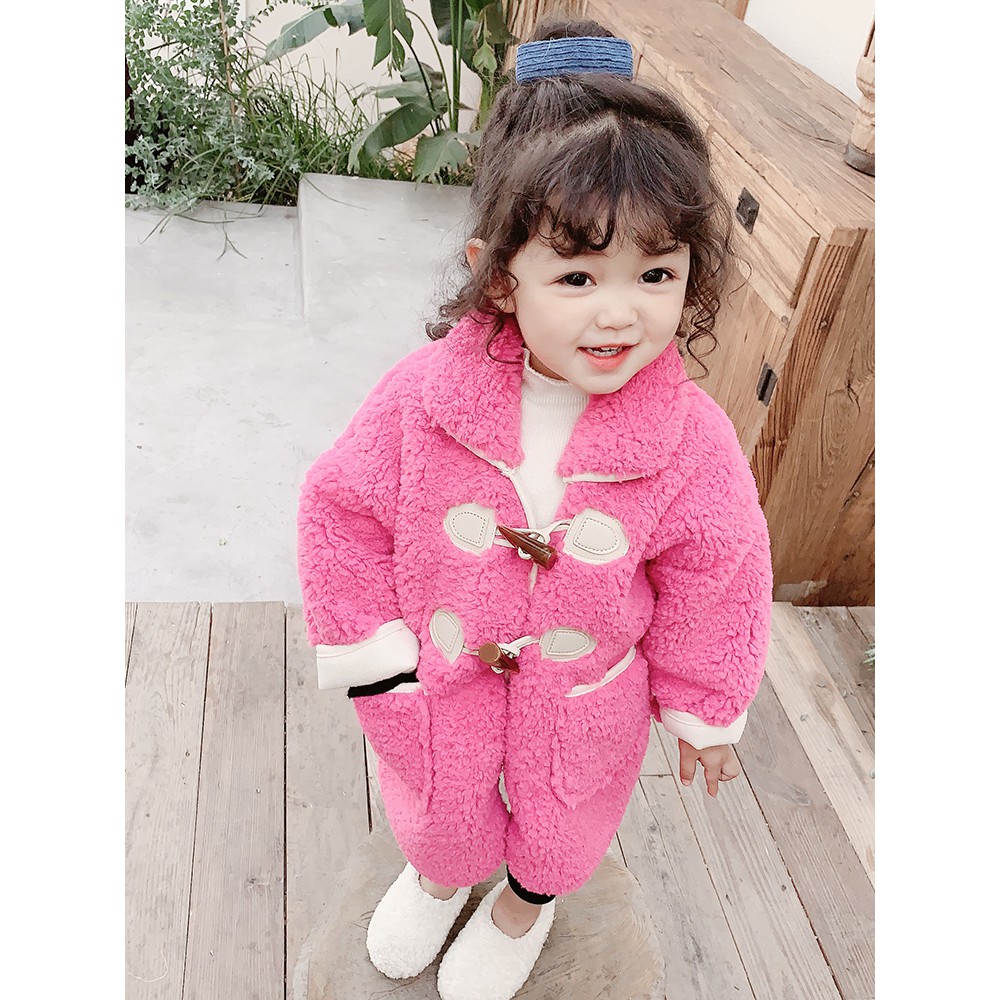 ❤ ÁO KHOÁC DA CỪU❤ ⚡Style Hàn Quốc⚡ Thời trang trẻ em quần áo bé gái từ 1 - 8 Tuổi ⫷ Quần áo trẻ em 2019-2020⫸