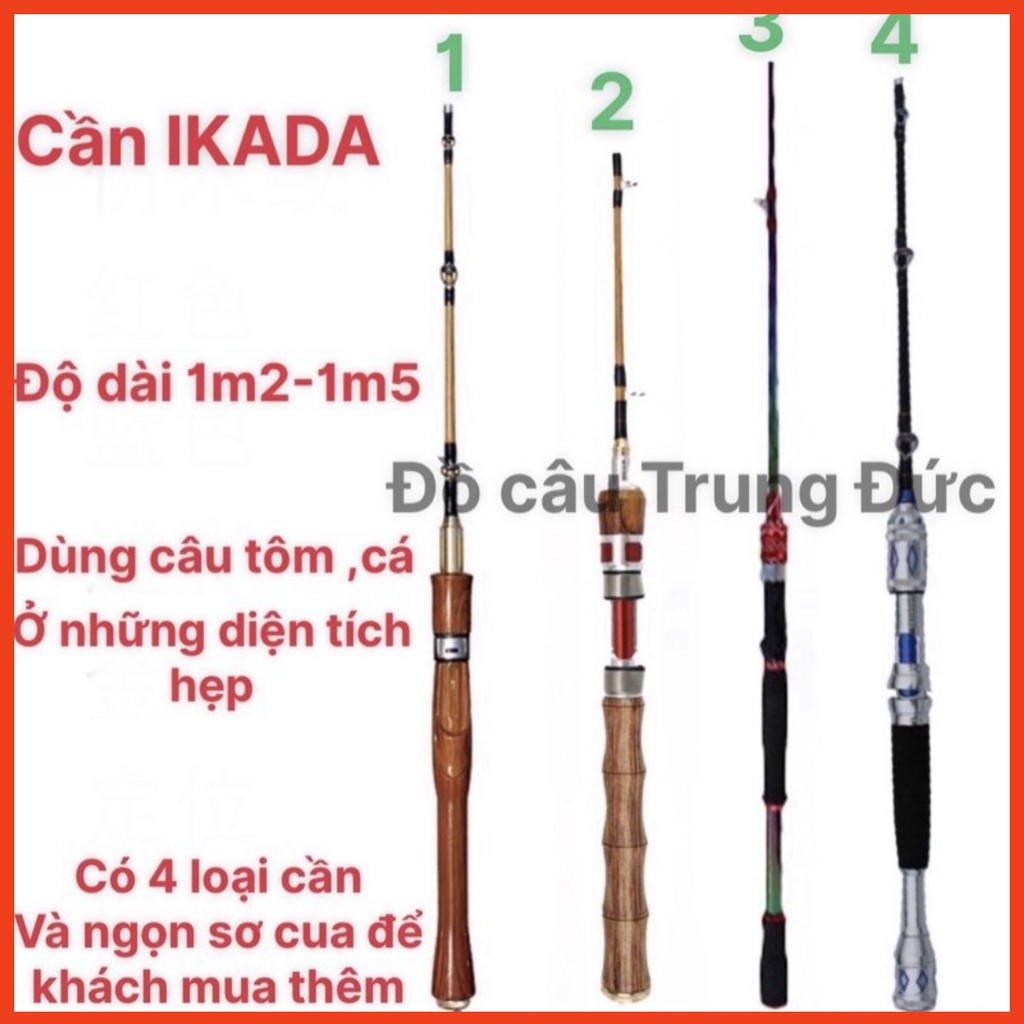 Cần câu cá ikada giá rẻ câu tôm, câu cá , câu mực