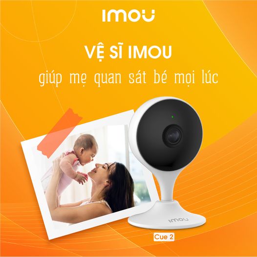 Camera Wifi IMOU Trong Nhà C22EP Cue 2E Đàm Thoại 2 Chiều 2M FULLHD 1080P