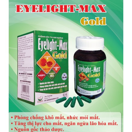 Eyelight-MaxGold: Tăng Cường Thị Lực