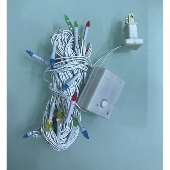 Sale - Dây led noel đầu bóng kim cương chớp nháy nhiều màu, MS H02KC