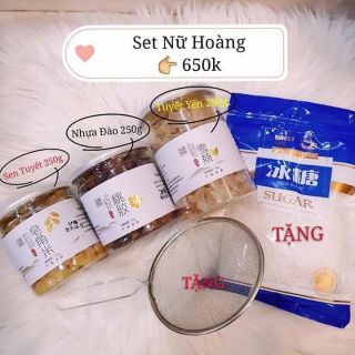 Set tuyết yến - sen tuyết - nhựa đào a++
