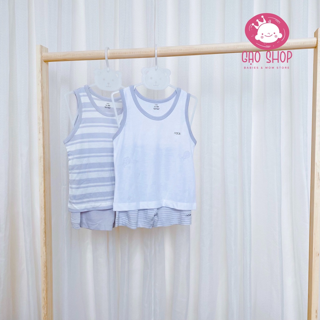 Bộ Ba Lỗ Nous Chất Cotton Mềm Mát Cho Bé