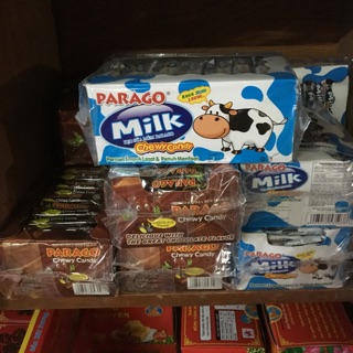 Hộp kẹo mềm parago chewy candy 640gr 80 chiếc