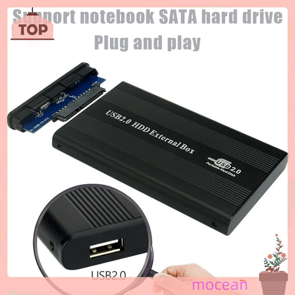 Vỏ Ổ Cứng Ngoài Mocean 2.5 Inch Sata Usb2.0 Bằng Hợp Kim Nhôm Ốp | BigBuy360 - bigbuy360.vn