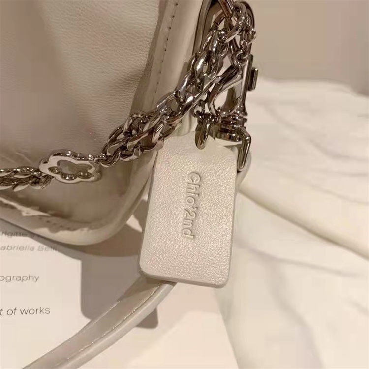 Chio 'S Túi Xách Đeo Dưới Cánh Tay Quai Xích Màu Trắng Hoa Hồng Trắng Chính Hãng Mùa Hè Sang Trọng Niche 2nd Cho Nữ