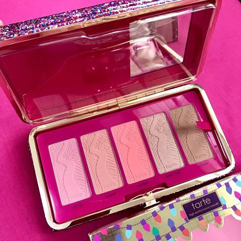 BẢNG PHẤN MÁ TARTE LIFE OF THE PARTY CLAY BLUSH PALETTE CLUTCH