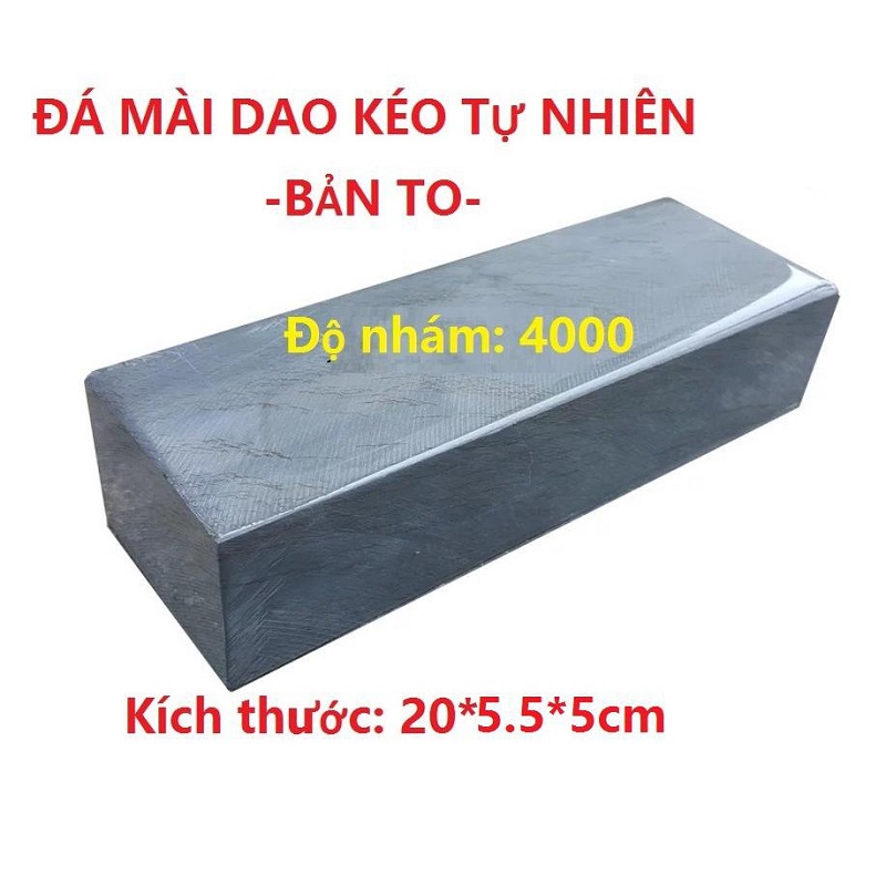 Đá mài dao siêu bén đá mùn tự nhiên độ mịn cao, bản to KT 20*5.5*6