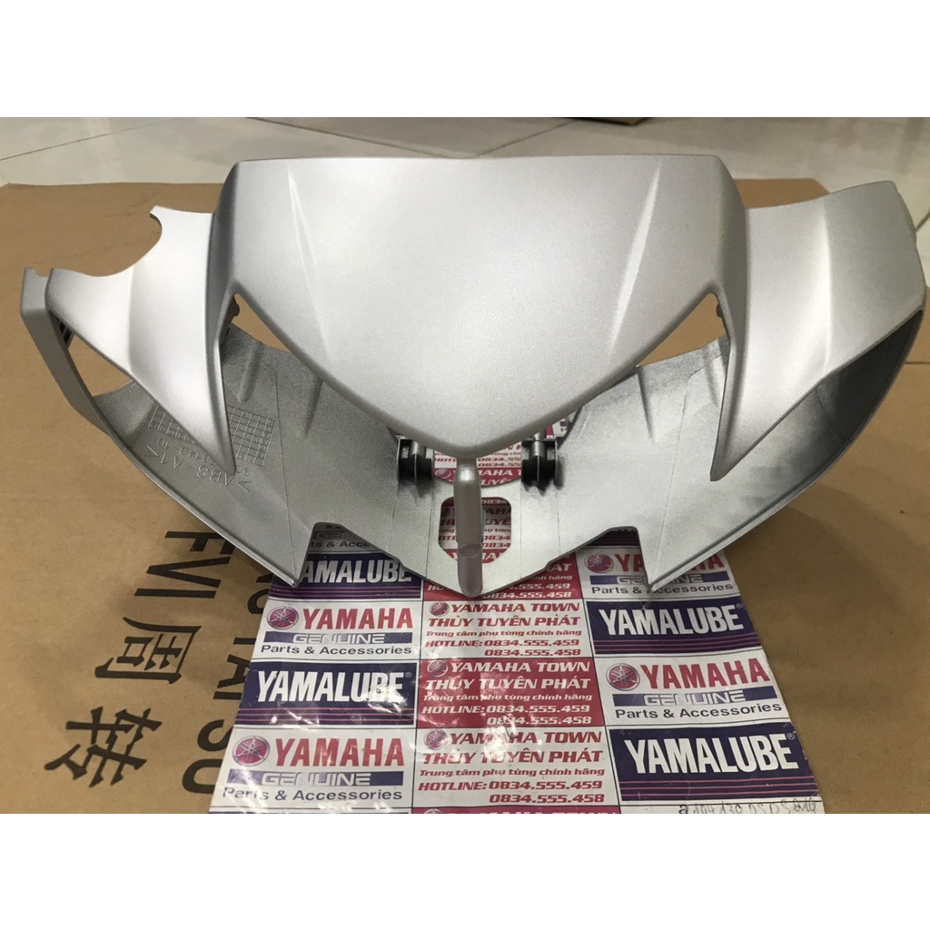 Ốp đầu trước bạc mờ 1160 sirius phiên bản kỉ niệm 20 năm phanh đĩa zin chính hãng yamaha