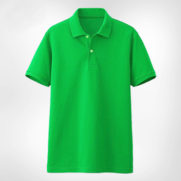 Áo Thun Có Cổ Polo Cá Sấu 4 Chiều Cổ Bẻ Màu Xanh Két - Xanh Lá Phom Xuông Dùng Cho Nam Và Nữ