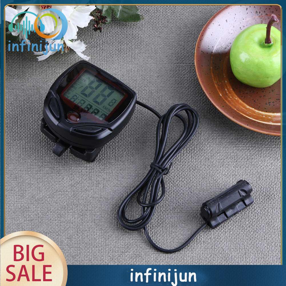 Đồng Hồ Đo Tốc Độ Xe Đạp Màn Hình Lcd Chống Nước