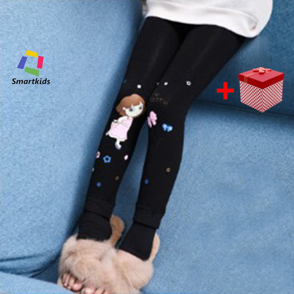 Quần legging - Quần legging lót lông giữ nhiệt cho bé gái Smartkids TE1976-TE1972